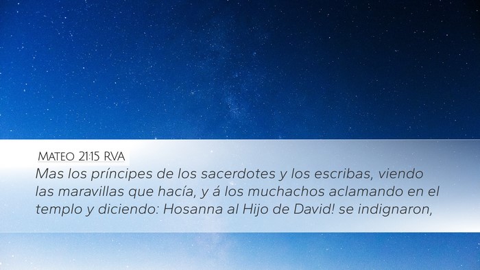 Mateo 21:15 RVA Bible Verse Image