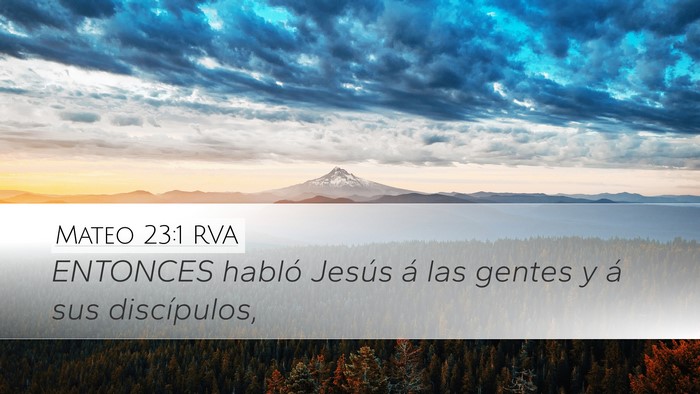 Mateo 23:1 RVA Bible Verse Image