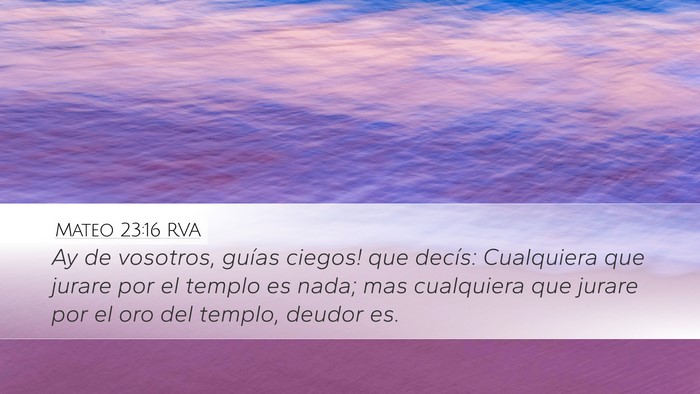 Mateo 23:16 RVA Bible Verse Image