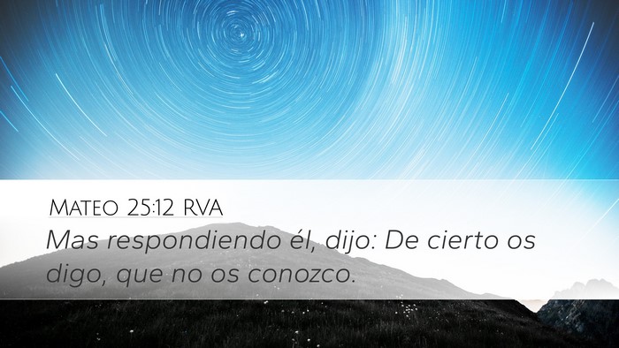 Mateo 25:12 RVA Bible Verse Image