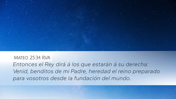 Mateo 25:34 RVA Bible Verse Image