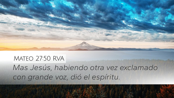 Mateo 27:50 RVA Bible Verse Image
