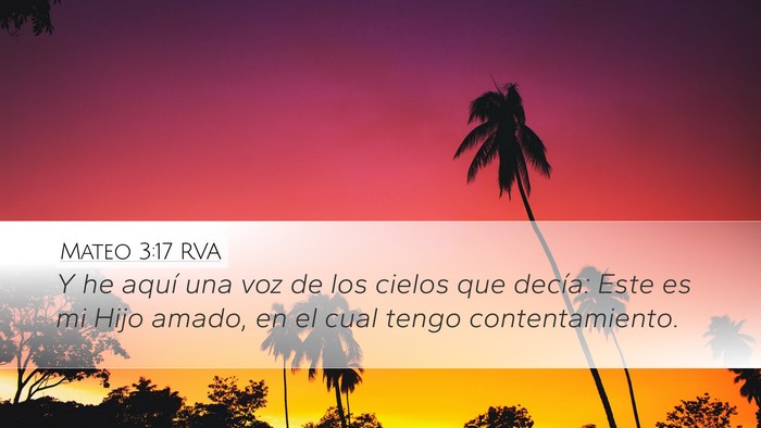 Mateo 3:17 RVA Bible Verse Image