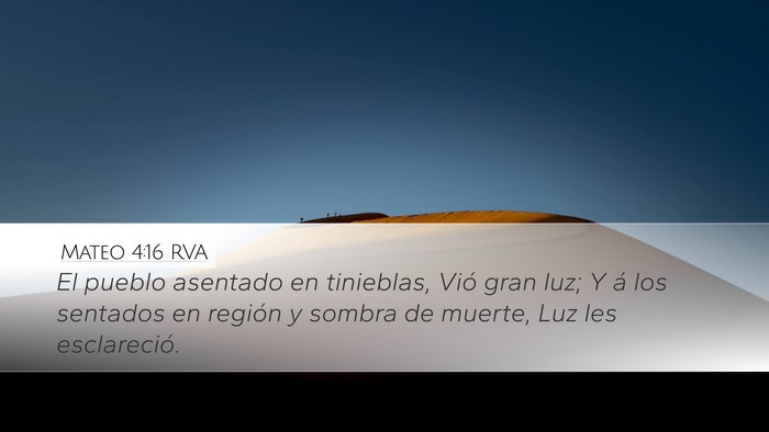 Mateo 4:16 RVA Bible Verse Image
