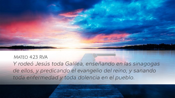 Mateo 4:23 RVA Bible Verse Image