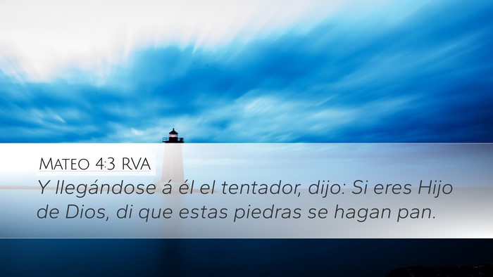 Mateo 4:3 RVA Bible Verse Image