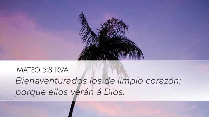 Mateo 5:8 RVA Bible Verse Image