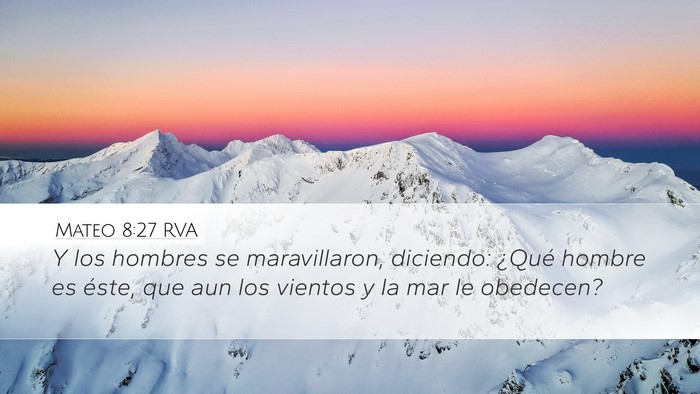 Mateo 8:27 RVA Bible Verse Image