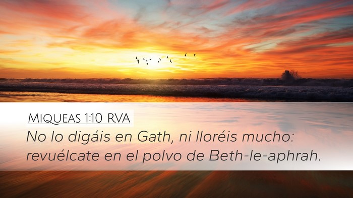 Miqueas 1:10 RVA Bible Verse Image