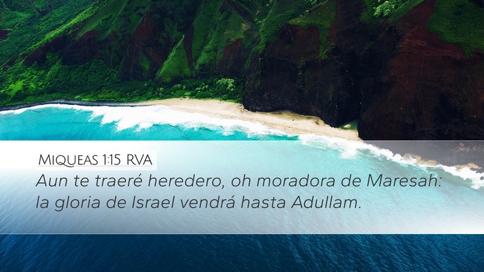 Miqueas 1:15 RVA Bible Verse Image