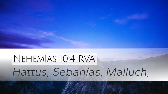 Nehemías 10:4 RVA Bible Verse Image