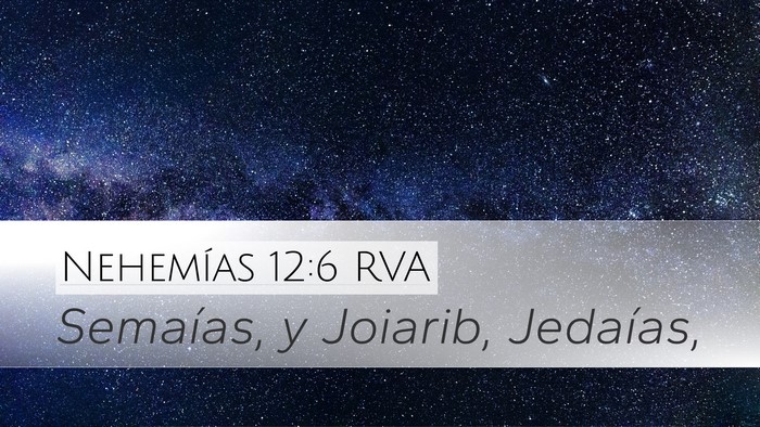 Nehemías 12:6 RVA Bible Verse Image