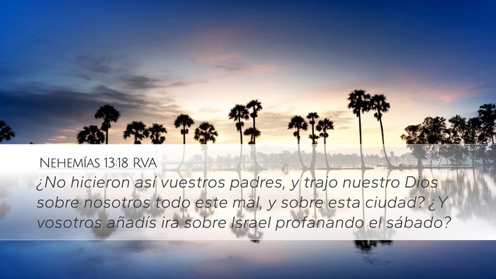 Nehemías 13:18 RVA Bible Verse Image