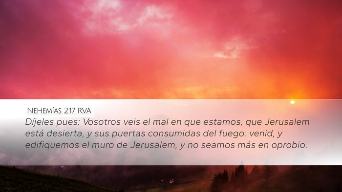 Nehemías 2:17 RVA Bible Verse Image