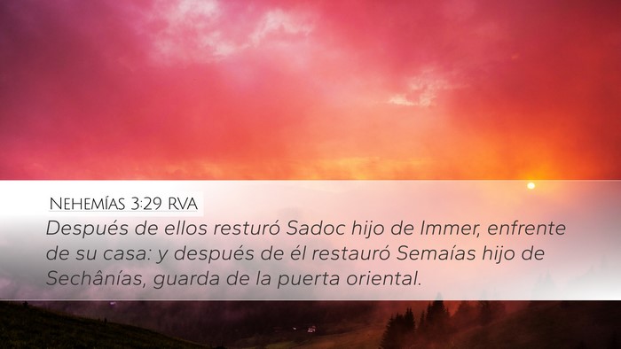 Nehemías 3:29 RVA Bible Verse Image