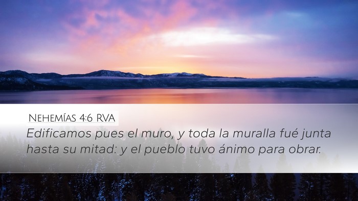 Nehemías 4:6 RVA Bible Verse Image