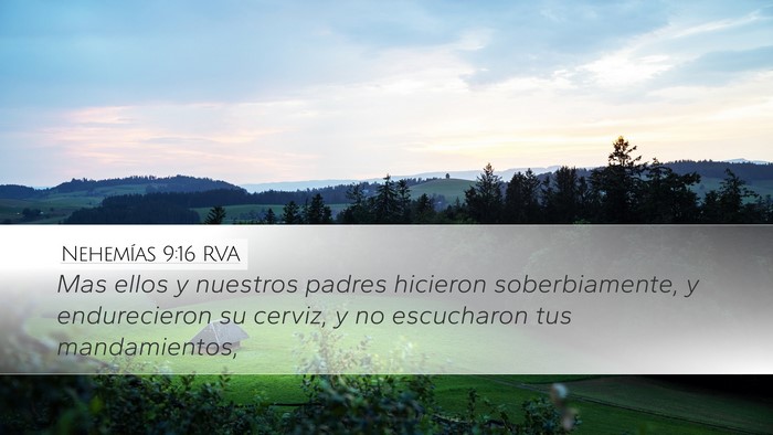 Nehemías 9:16 RVA Bible Verse Image