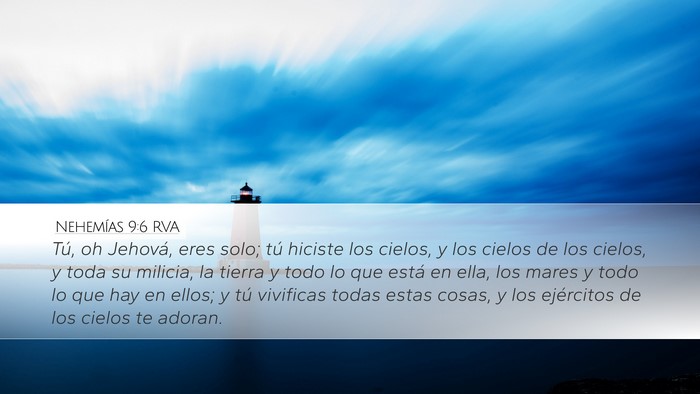 Nehemías 9:6 RVA Bible Verse Image
