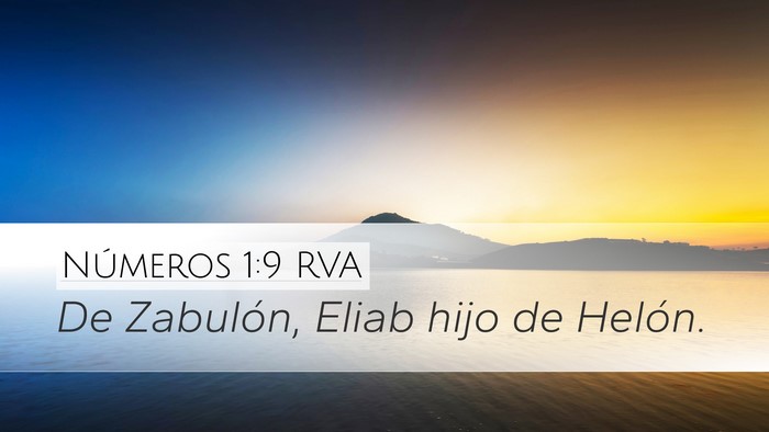 Números 1:9 RVA Bible Verse Image