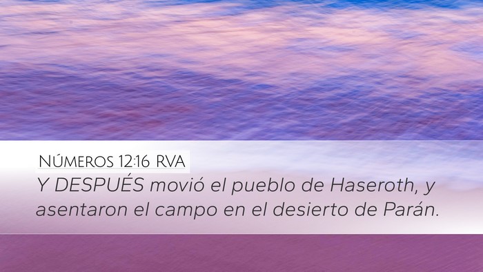Números 12:16 RVA Bible Verse Image