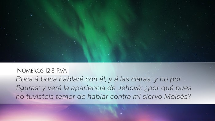 Números 12:8 RVA Bible Verse Image