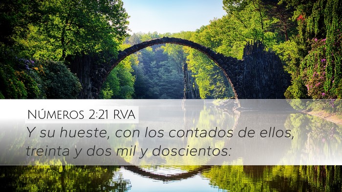 Números 2:21 RVA Bible Verse Image