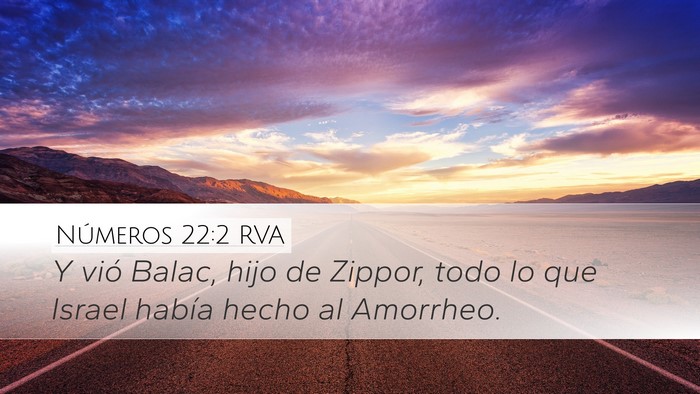 Números 22:2 RVA Bible Verse Image