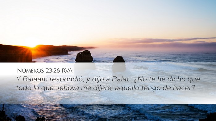 Números 23:26 RVA Bible Verse Image