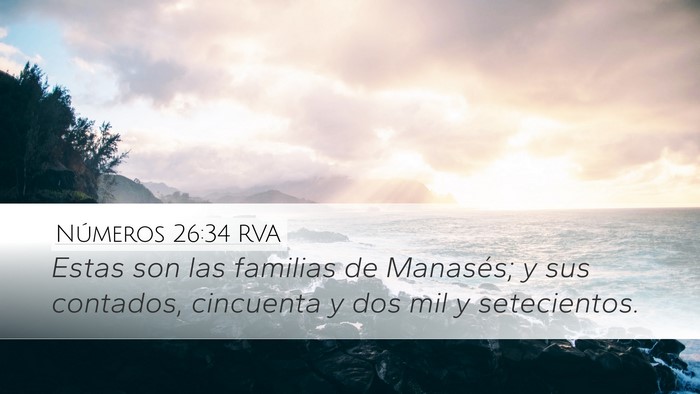Números 26:34 RVA Bible Verse Image