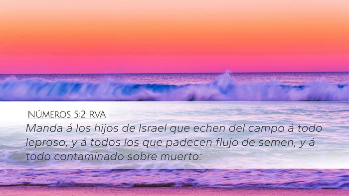 Números 5:2 RVA Bible Verse Image