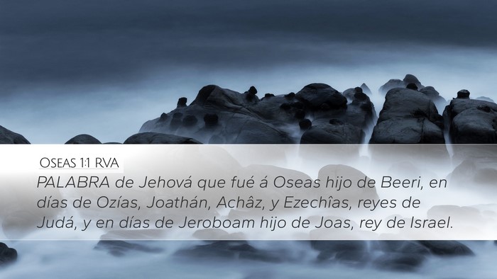 Oseas 1:1 RVA Bible Verse Image
