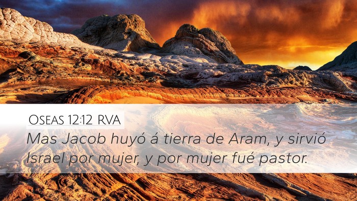 Oseas 12:12 RVA Bible Verse Image
