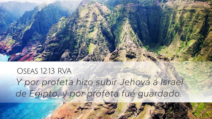 Oseas 12:13 RVA Bible Verse Image