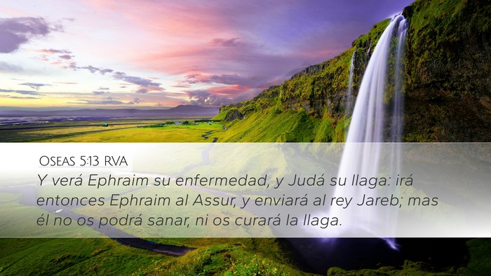 Oseas 5:13 RVA Bible Verse Image