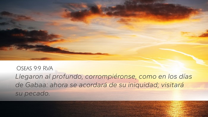 Oseas 9:9 RVA Bible Verse Image