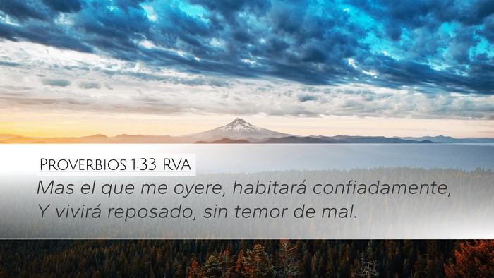 Proverbios 1:33 RVA Bible Verse Image