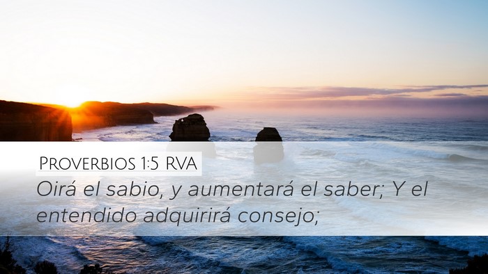 Proverbios 1:5 RVA Bible Verse Image