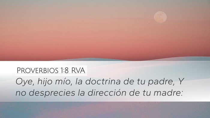 Proverbios 1:8 RVA Bible Verse Image