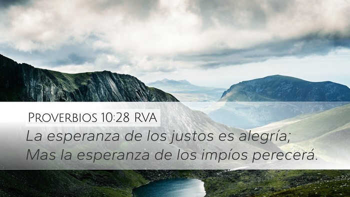 Proverbios 10:28 RVA Bible Verse Image