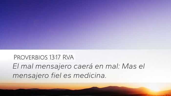 Proverbios 13:17 RVA Bible Verse Image