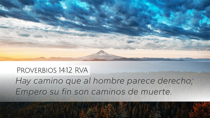 Proverbios 14:12 RVA Bible Verse Image
