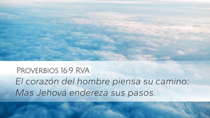 Proverbios 16:9 RVA Bible Verse Image
