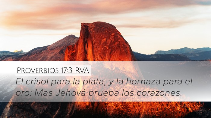 Proverbios 17:3 RVA Bible Verse Image
