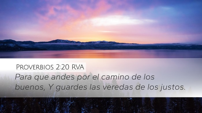 Proverbios 2:20 RVA Bible Verse Image