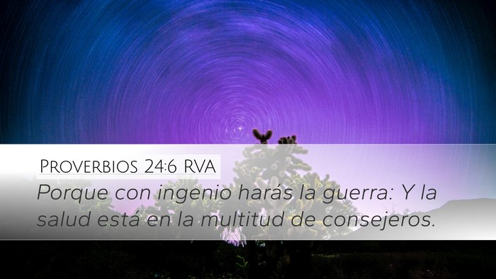 Proverbios 24:6 RVA Bible Verse Image