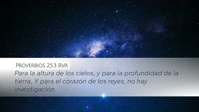Proverbios 25:3 RVA Bible Verse Image