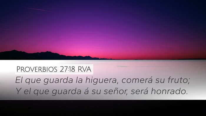 Proverbios 27:18 RVA Bible Verse Image