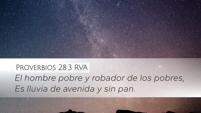 Proverbios 28:3 RVA Bible Verse Image