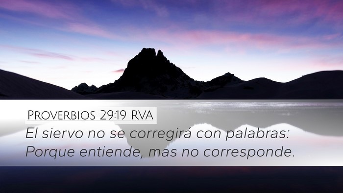 Proverbios 29:19 RVA Bible Verse Image