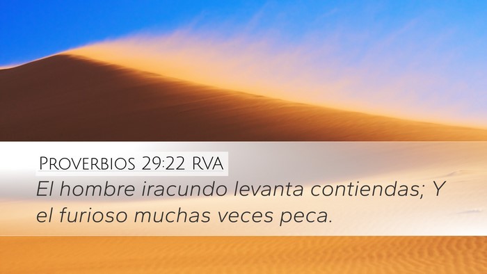 Proverbios 29:22 RVA Bible Verse Image